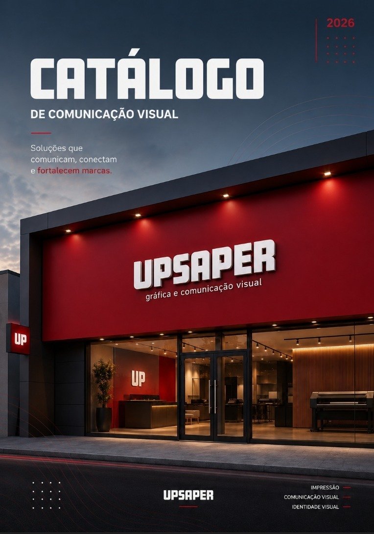 Identidade visual e fachada Upsaper